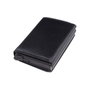Zoozie Bags Cartera Hombre Sparta Black Piel Auténtica Negra Elegante y Duradera